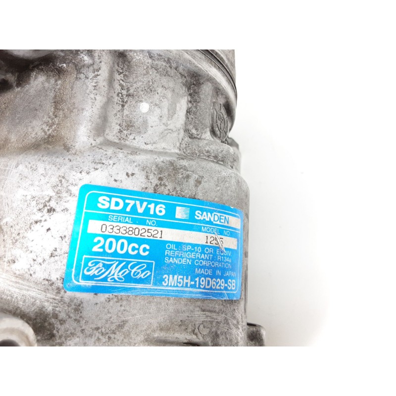 Recambio de compresor aire acondicionado para mazda 3 berlina (bk) 1.6 crdt active referencia OEM IAM 3M5H19D629SB 1255 