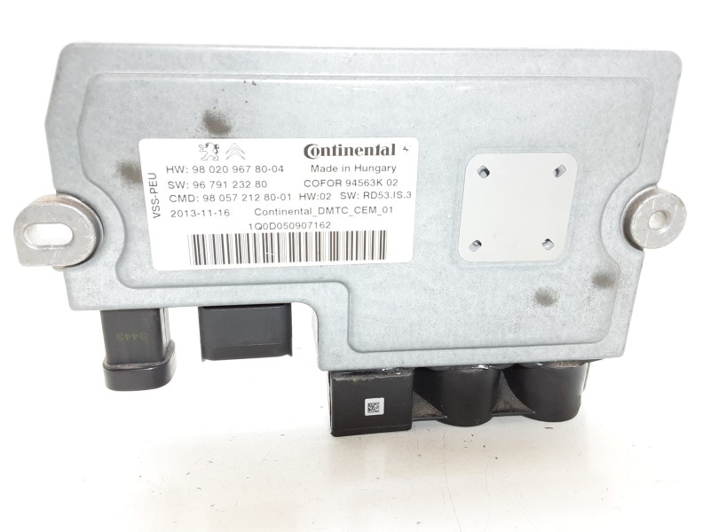 Recambio de centralita start / stop para citroën c4 lim. 1.6 e-hdi fap referencia OEM IAM 980209678004 DMTCCEM01 1Q0D050907162