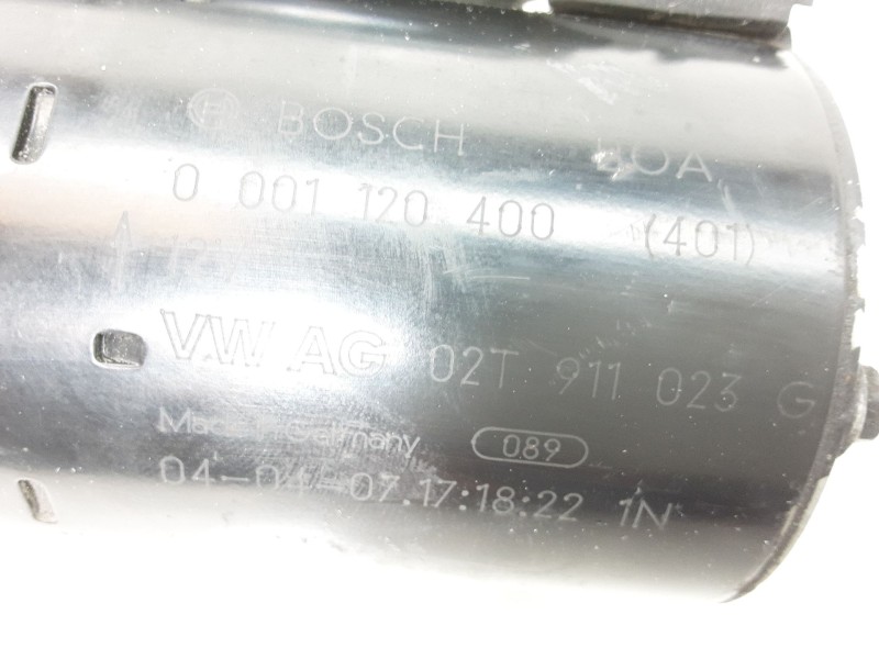 Recambio de motor arranque para seat ibiza (6l1) cool referencia OEM IAM 02T911023G 0001120400 