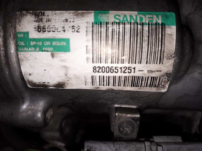 Recambio de compresor aire acondicionado para renault clio iii dynamique referencia OEM IAM 8200651251  