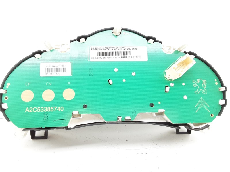 Recambio de cuadro instrumentos para citroën c3 collection referencia OEM IAM 96668806XT A2C53385827 