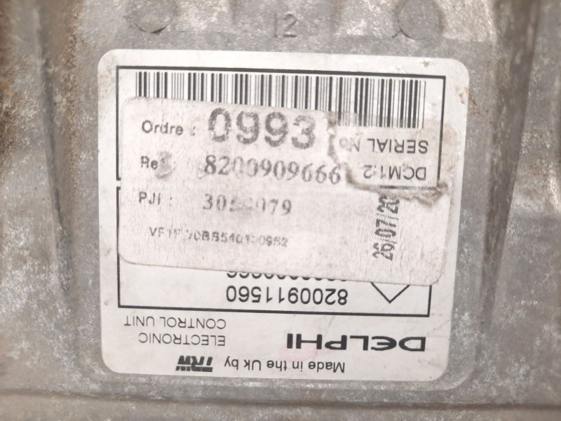 Recambio de centralita motor uce para renault kangoo expression profesional referencia OEM IAM 8200911560 8200909666 