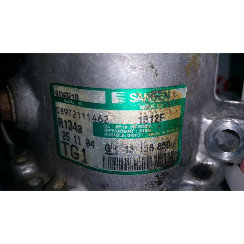 Recambio de compresor aire acondicionado para opel corsa c corsavan referencia OEM IAM 13106850 1512F 