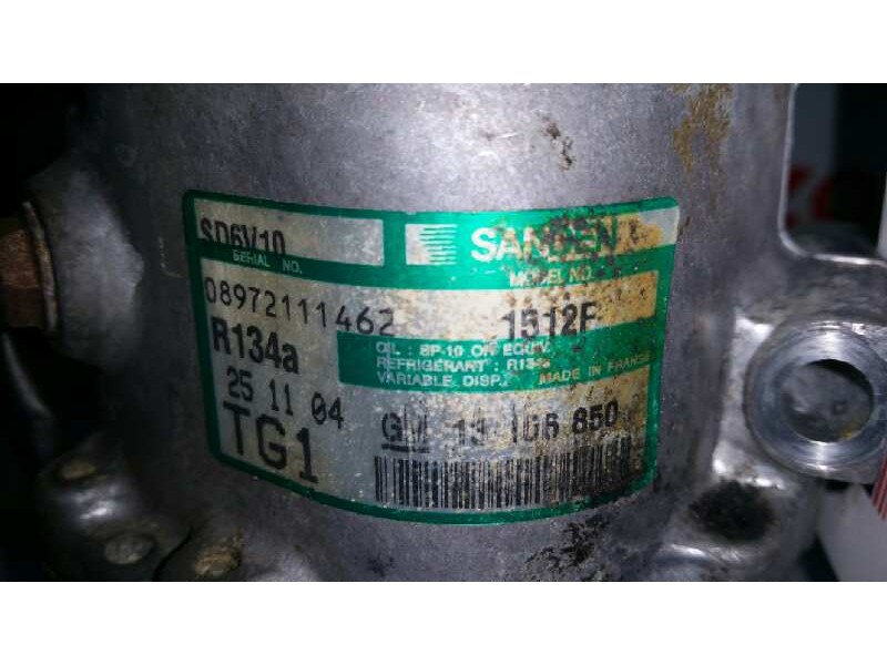 Recambio de compresor aire acondicionado para opel corsa c corsavan referencia OEM IAM 13106850 1512F 