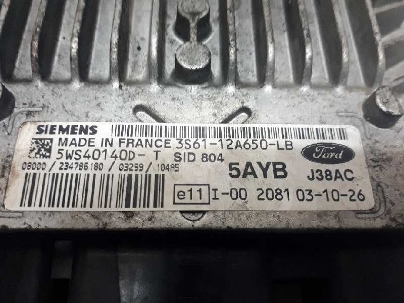 Recambio de centralita motor uce para ford fiesta (cbk) ambiente referencia OEM IAM 3S6112A650LB 5AYB J38AC