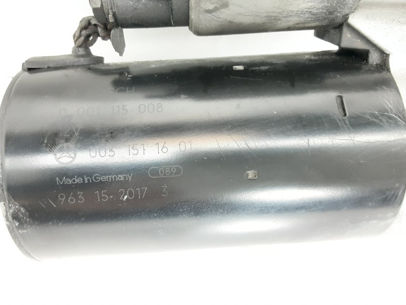 Recambio de motor arranque para mercedes-benz clase a (w168) 170 cdi (168.008) referencia OEM IAM 0031511601 0001115008 
