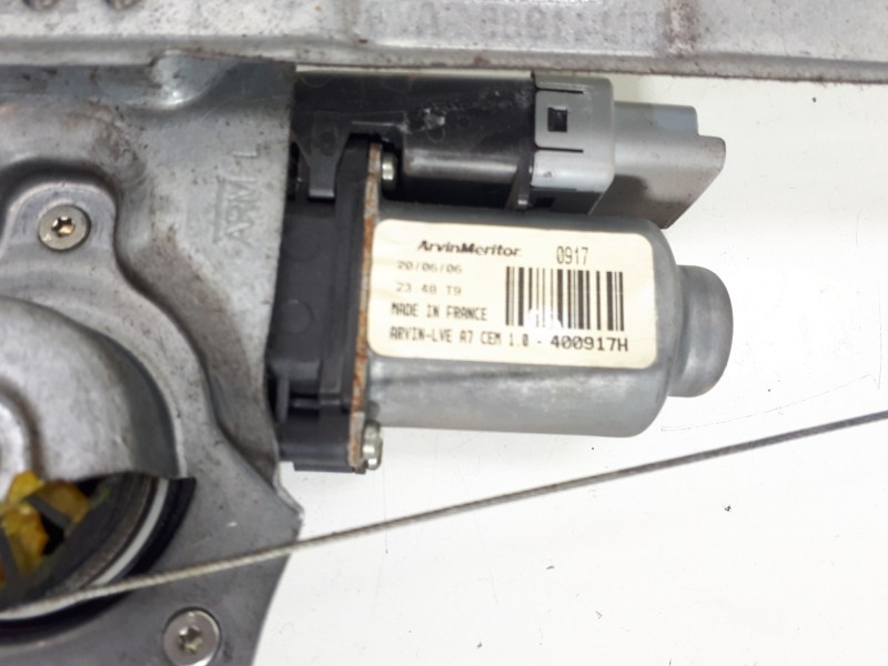 Recambio de elevalunas delantero izquierdo para peugeot 207 xad referencia OEM IAM 400917H  