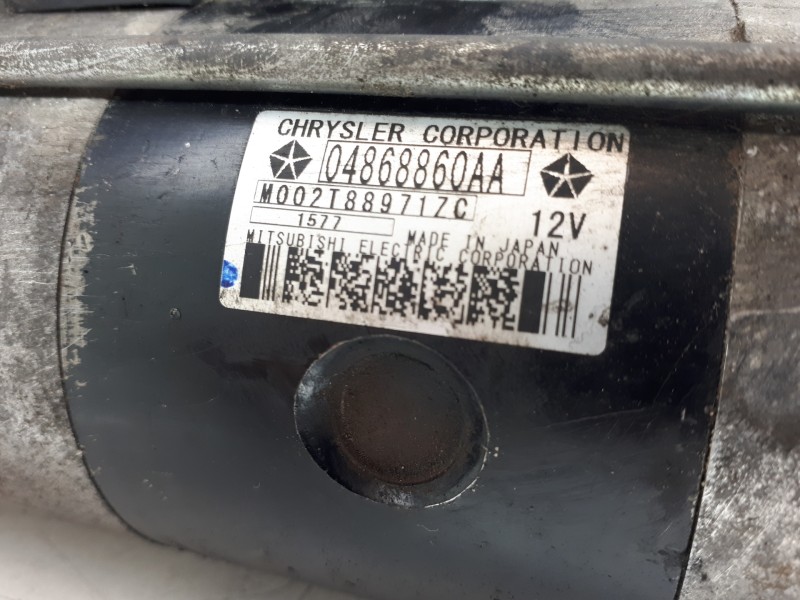 Recambio de motor arranque para chrysler grand voyager lx referencia OEM IAM 04868860AA M002T889717C 