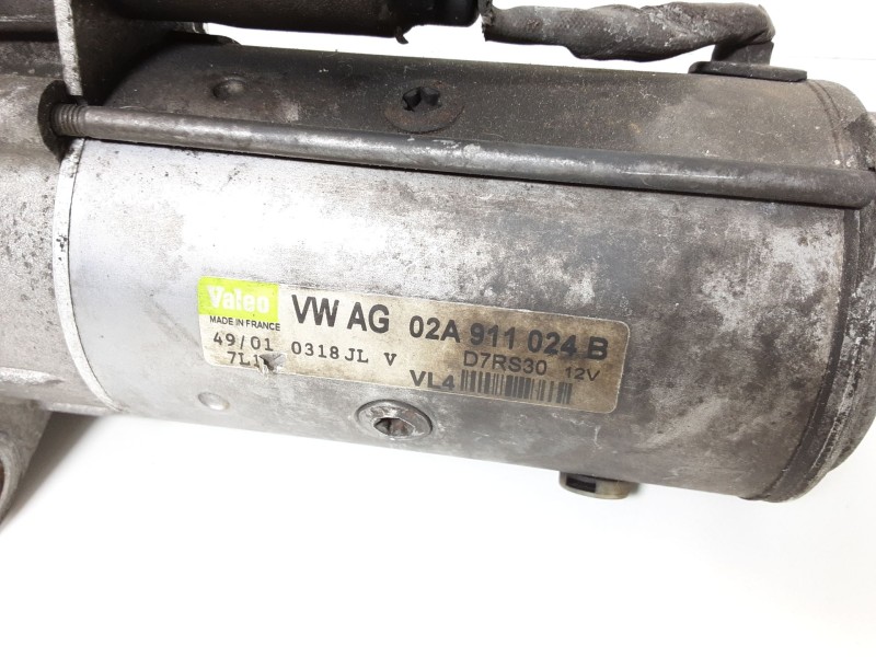 Recambio de motor arranque para seat toledo (1m2) select referencia OEM IAM 02A911024B D7RS30 