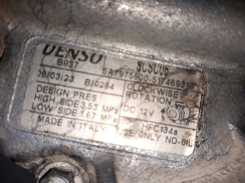 Recambio de compresor aire acondicionado para fiat panda (169) 1.3 jtd climbing 4x4 referencia OEM IAM 517469310 5A7975600 1