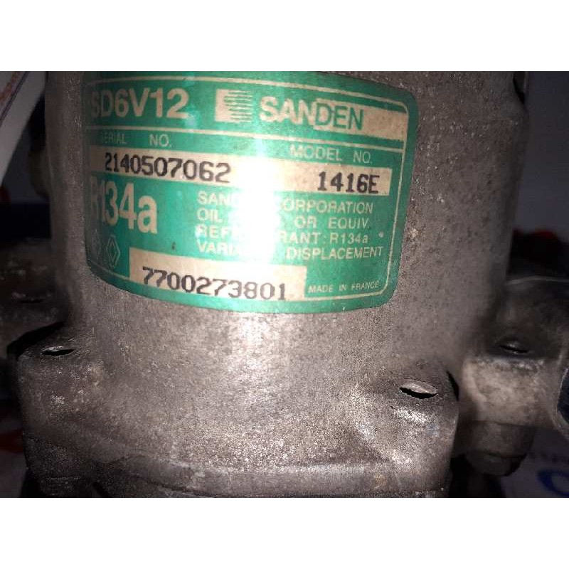 Recambio de compresor aire acondicionado para renault clio ii fase i (b/cbo) 1.4 alize referencia OEM IAM 7700273801 1416E 