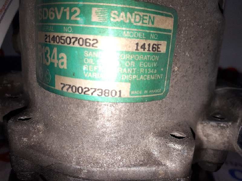 Recambio de compresor aire acondicionado para renault clio ii fase i (b/cbo) 1.4 alize referencia OEM IAM 7700273801 1416E 