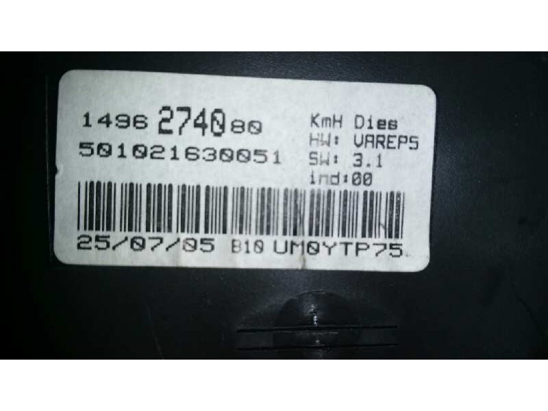 Recambio de cuadro instrumentos para peugeot 807 st pack referencia OEM IAM 1496274080 501021630051 