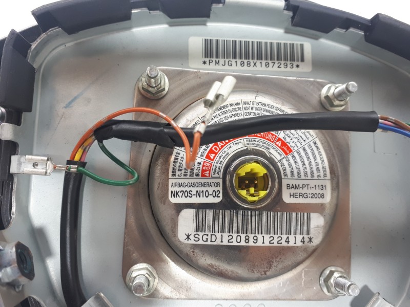 Recambio de airbag delantero izquierdo para nissan x-trail (t31) le referencia OEM IAM NK70SN1002 PMJG108X107293 SGD12089122414