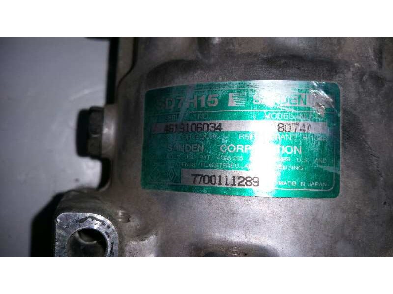 Recambio de compresor aire acondicionado para renault laguna ii (bg0) authentique referencia OEM IAM 7700111289 8074A 