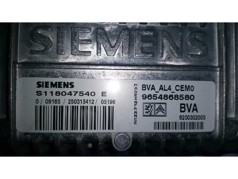 Recambio de centralita cambio automatico para peugeot 807 st pack referencia OEM IAM 9654868580 S118047540E 