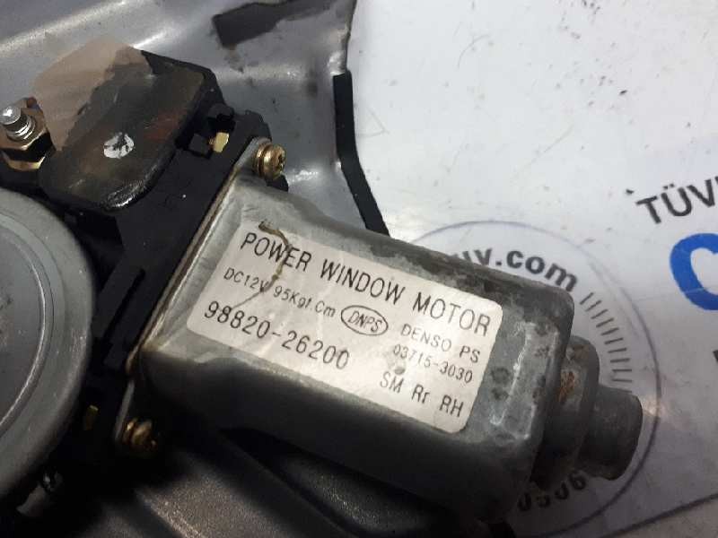 Recambio de elevalunas trasero derecho para hyundai santa fe (sm) 2.0 gls crdi referencia OEM IAM 9882026200  