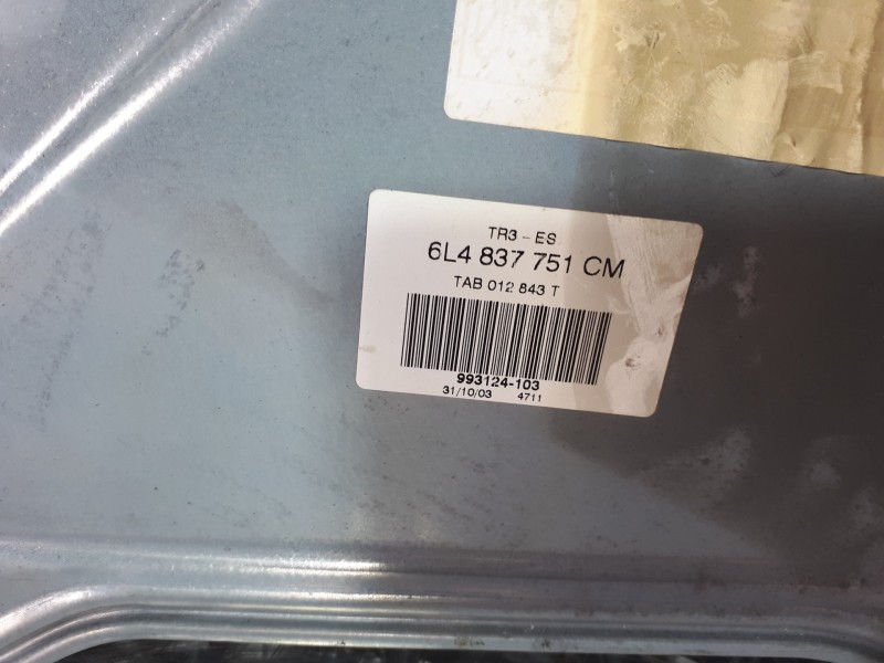 Recambio de elevalunas delantero izquierdo para seat cordoba berlina (6l2) fresh referencia OEM IAM 6L4837751CM  