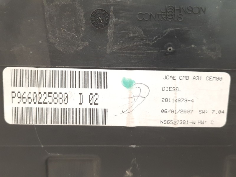 Recambio de cuadro instrumentos para citroën c3 1.4 hdi referencia OEM IAM 9660225880 30704 