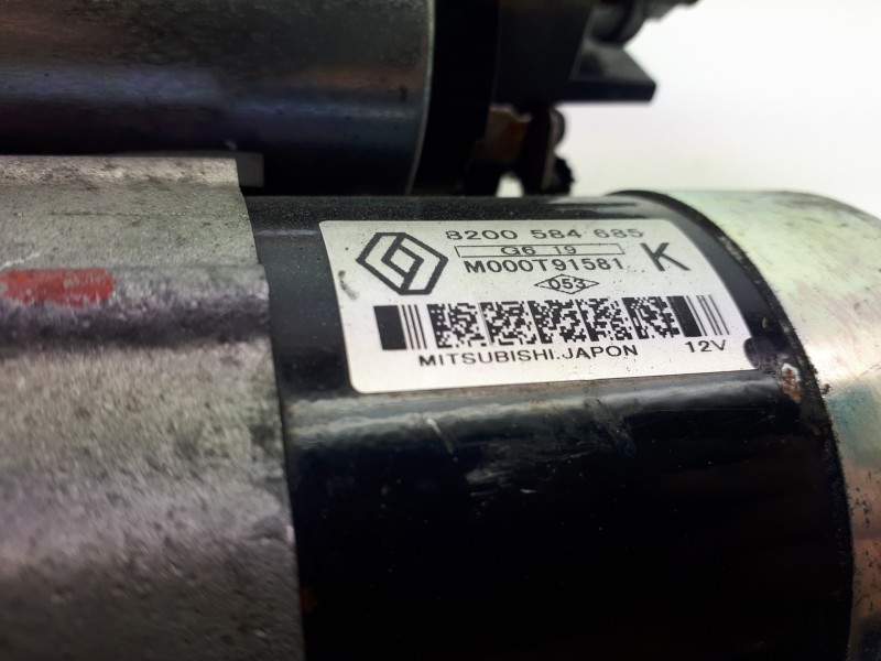 Recambio de motor arranque para renault kangoo (f/kc0) express confort referencia OEM IAM 8200584685 M000T91581 