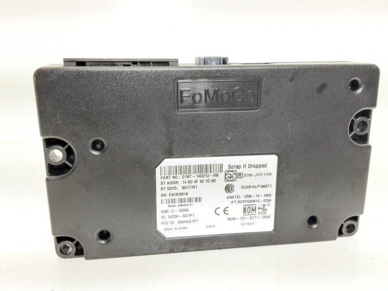Recambio de modulo electronico para ford fiesta (ccn) black&white edition referencia OEM IAM D1BT14D212RB CCAB14LP1900T1 
